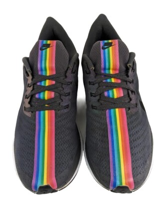 Nike Air Zoom Pegasus 36 BETRUE Pride Rare Men Running Shoes Black Rainbow Sz 12 NIKE ZOOM PEGASUS Turbo BETRUE Running Trainers Lifestyle  main image 3