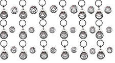 Image of Dog Love Keyring And Badge Swivel Style