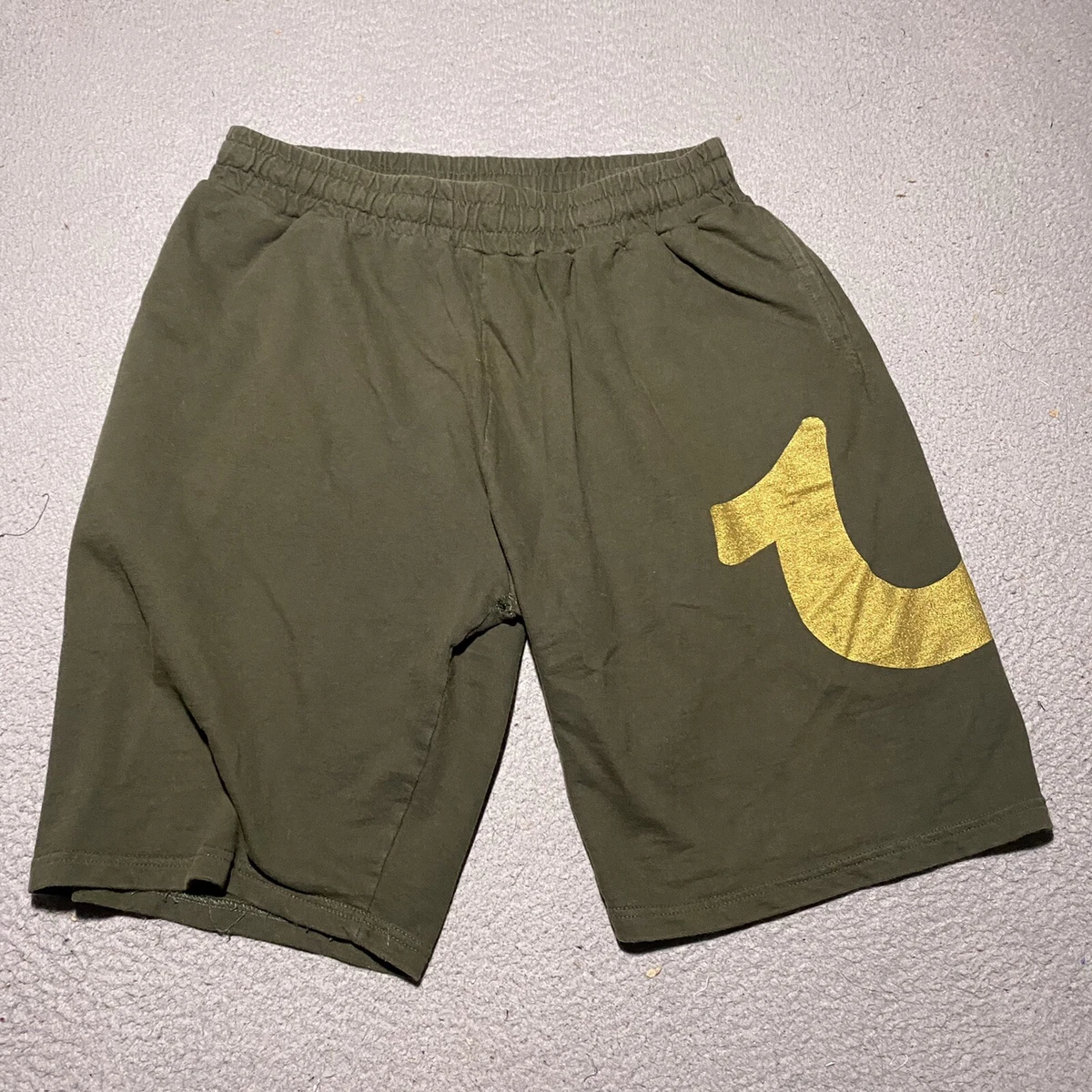 True religion cotton best sale shorts