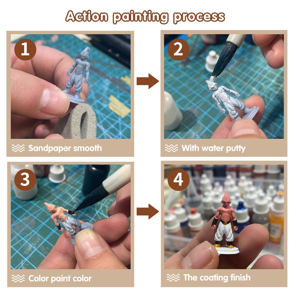 Figurines Astronautes 1/64 Non Peintes - Accessoires Miniatures Pour Dioramas, Maquettes De Voitures, Jouets - Lot De Plusieurs Personnages