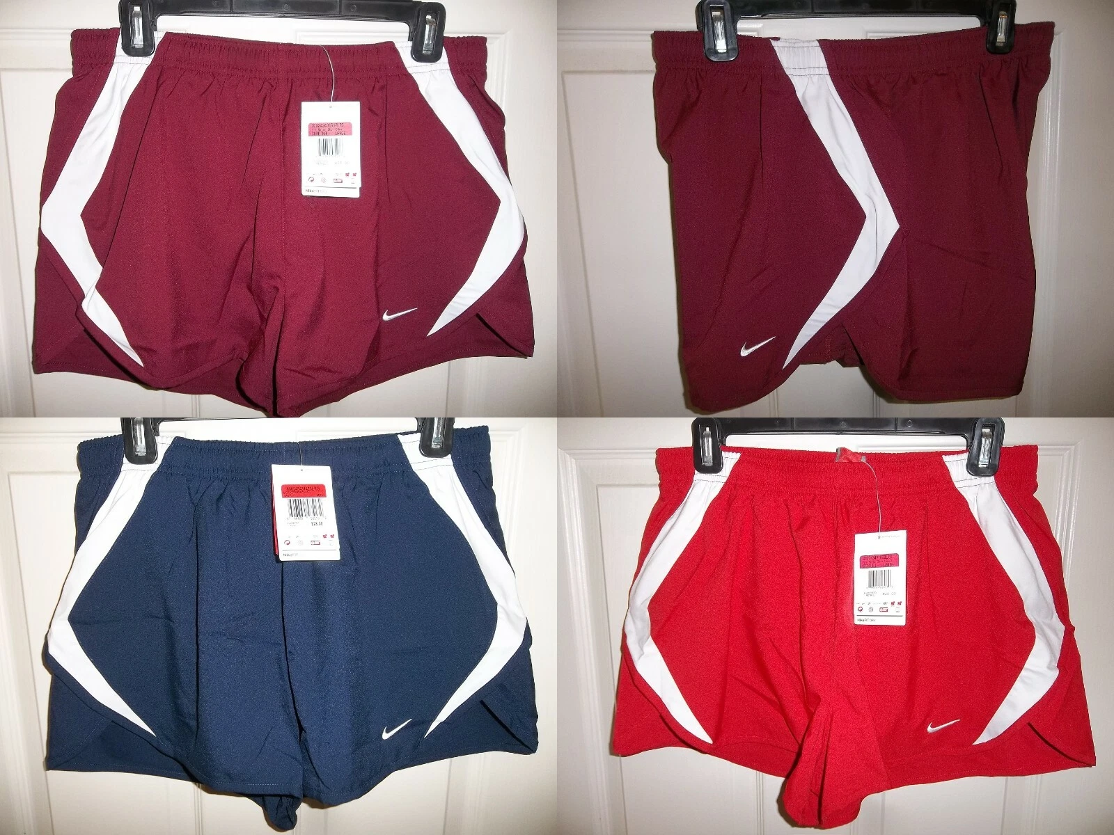 NWT Nike Racer 2.5" track running shorts 243431 sz L, choose 3 colors