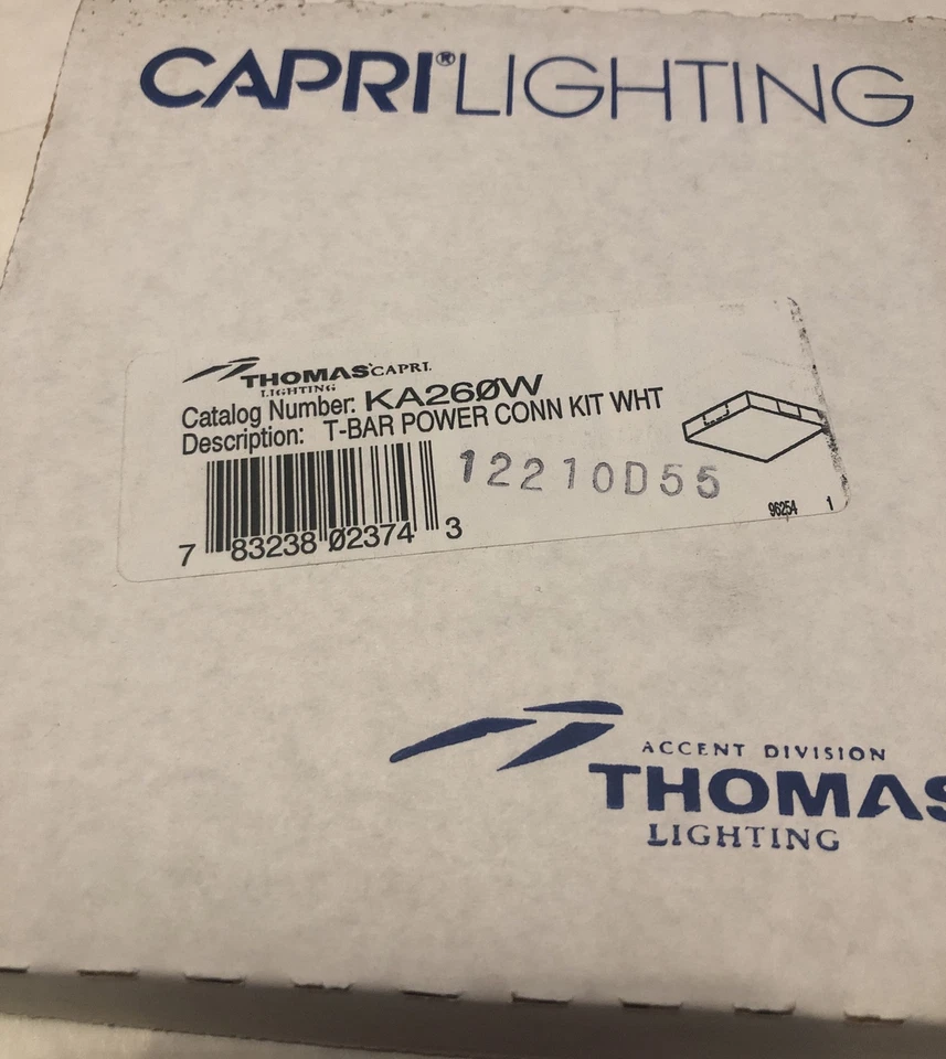 Capri Lighting T-Bar Power Connect Kit White - Image 2 of 4