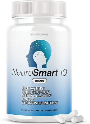  Neuro Smart IQ Brain Pills Neurosmart Mind Energy Plus Neurosmartiq 60 Capsules