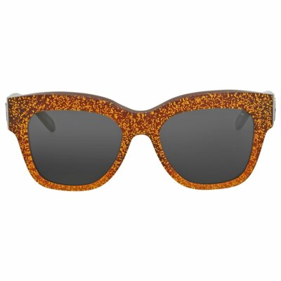 Coach 8213F Amber Saddle Glitter Square 56-19-140 Sunglasses 