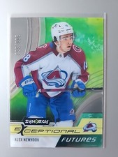 2021-22 Upper Deck Synergy Hockey Exceptional Futures Alex Newhook EF-AN 835/899