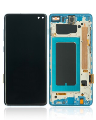 LCD Assembly W/ Frame(No Fingerprint) For Samsung Galaxy S10 +(Aftermarket Plus)