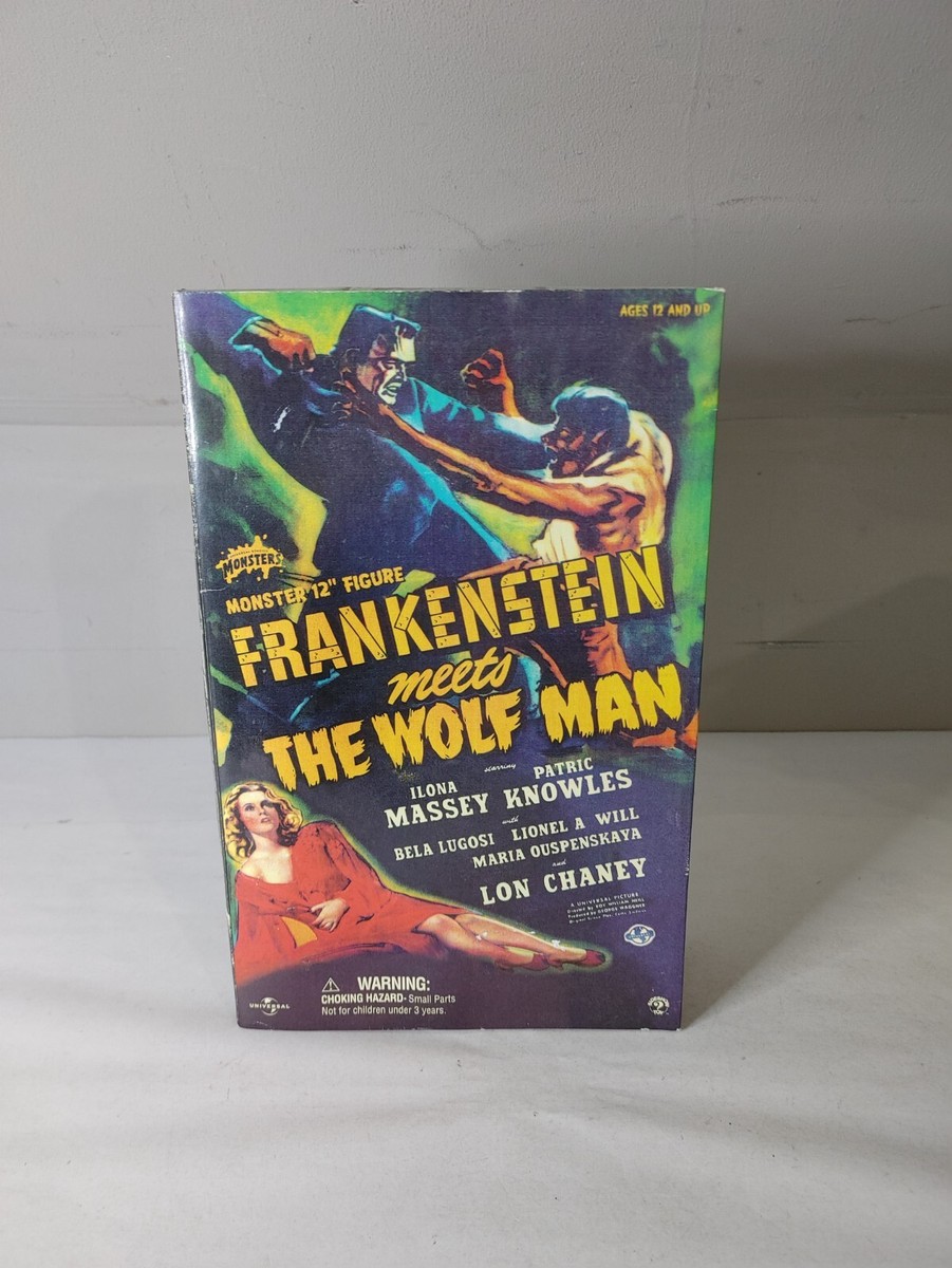 ビンテージ　70s ユニバーサルモンスター　フランケンシュタイン　ウルフマン NEW SIDESHOW UNIVERSAL MONSTERS 12'' FRANKENSTEIN MEETS THE