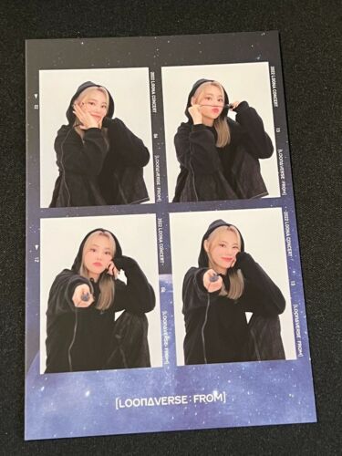 LOONA LOONAVERSE FROM Concert MD MyMusicTaste 4-Frame Photo Card Postcard  Tin | eBay