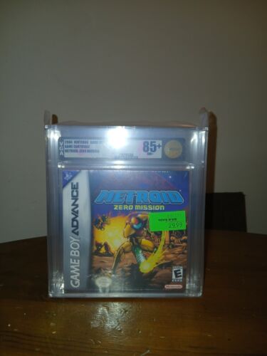 Metroid Zero Mission VGA 85+ Gold Graded Gameboy Advance New NTSC Sealed GBA