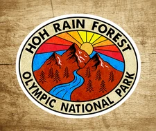 Hoh Rain Forest Olympic National Forest Decal Sticker 3.4" x 2.75" Washington