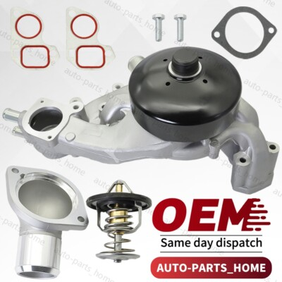 #ad #ad Water Pump w Thermostat 12681417 For Chevy Silverado Tahoe Suburban GMC Sierra $82.99