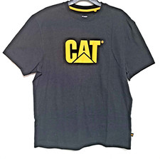 Caterpillar CAT Men's Logo Workwear Relaxed Fit Tee Tagless Black Size M NWOT