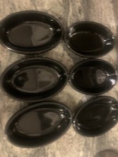 Bowls Set of 6 Vintage  7” Dipping Bowls, Porcelain Serving Bowls