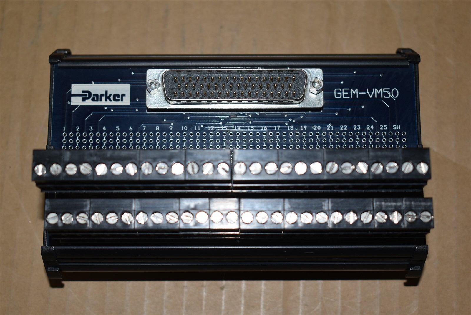 Parker 50 Pin Screw Terminal Breakout Module PN: GEM-VM50