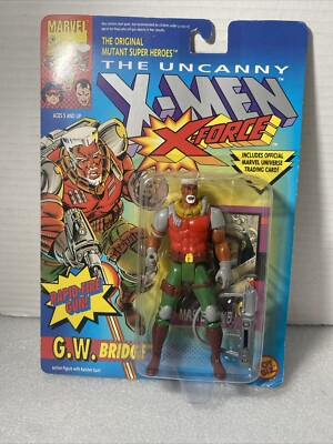 Marvel The Uncanny X-Men G.W. Bridge Action Figure Toy Biz 1992 Mastermind Card
