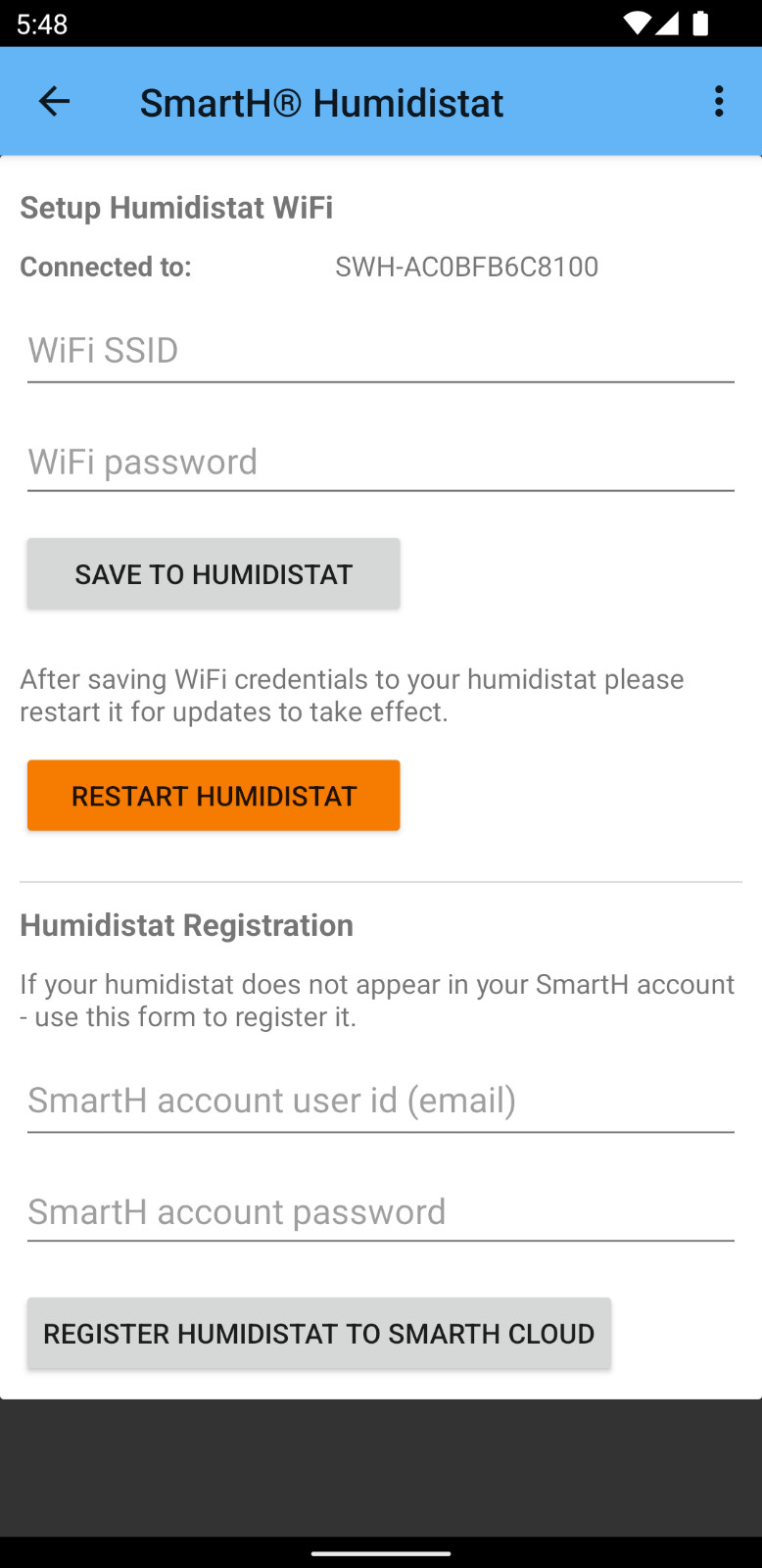 SmartH Wireless Precision Temperature and Humidity Sensor with Remote Monitoring
