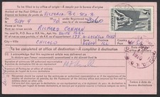 1970 A-R Card #486 15c Armistice Victoria BC to Chicago