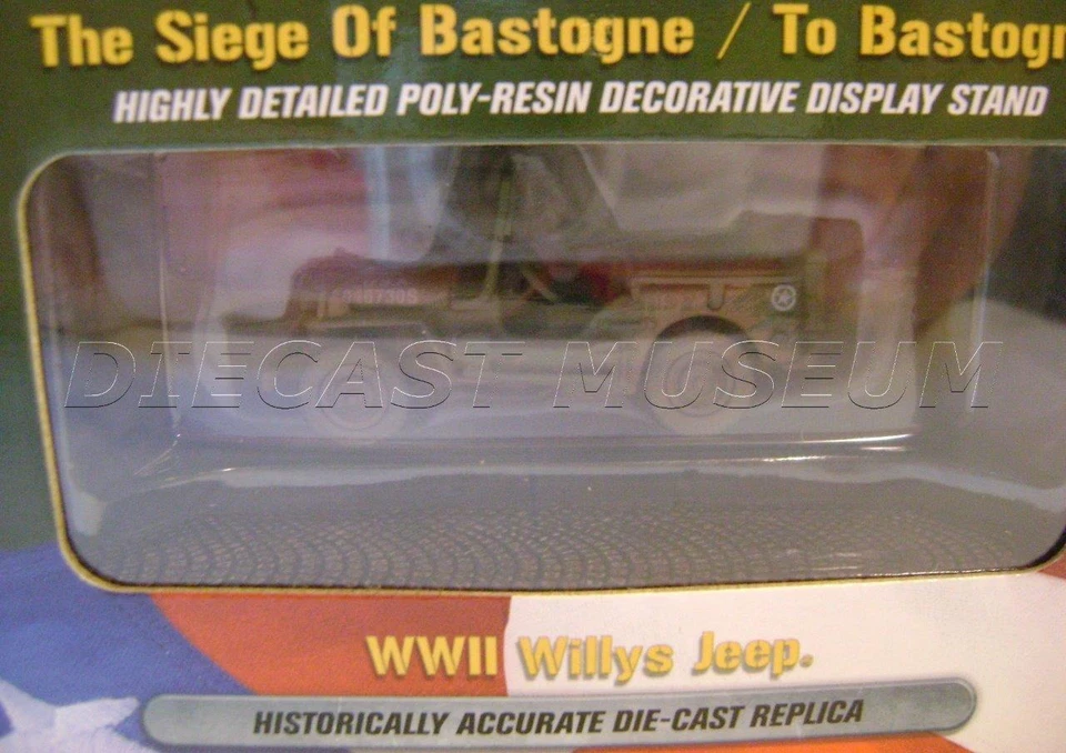 WWII WILLYS JEEP THE GREATEST GENERATION DIORAMA JOHNNY LIGHTNING DIECAST 2018 - Image 3 of 3