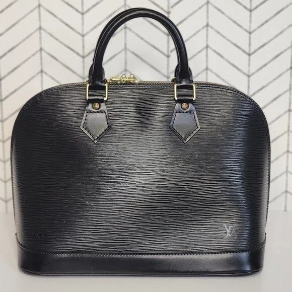 Authentic Louis Vuitton Alma Black Epi Handbag - Pre-owned Luxury - Image 2 of 3