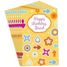 LOT OF 8 AMERICAN GREETINGS HAPPY BIRTHDAY FRIEND Cards  Envelopes, Sparkles