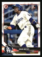 Johan Mieses 2018 Bowman Prospects #BP19 Baseball Card