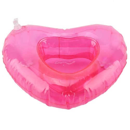 Inflatable Love Heart Cup Holder Pink Float Valentine Hot Tub Bath Swimming Pool - Picture 2 of 3
