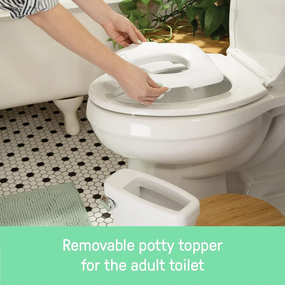 Summer Infant My Size Potty Pro White-Toddler Potty Training Toilet-18 Months+ - Image 4 of 4