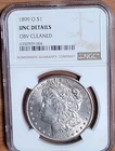 NGC 1899-O $1 Morgan Silver Dollar UNC Details Cleaned Cert# 6350909-004