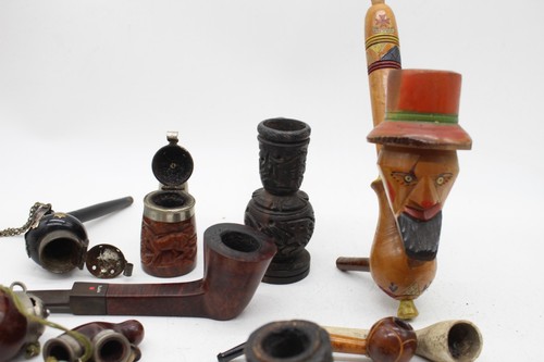 F x14 Mixed Vintage Collection Of Smoking Pipes Inc Dr Plump & Accessories - Picture 13 of 23