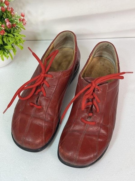 Women Ladysko Heels Red Leather 40