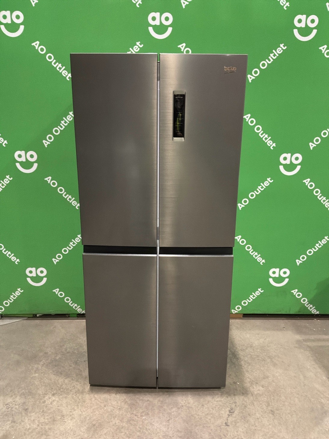 Beko Frost Free American Fridge Freezer - Silver - D Rated GN15880VPX #LF119994
