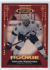 2021-22 Upper Deck Stature Rookies Red 53/75 Taylor Raddysh #129 0lb7