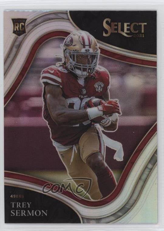 2021 Panini Select Field Level Silver Prizm Trey Sermon #368 0it8