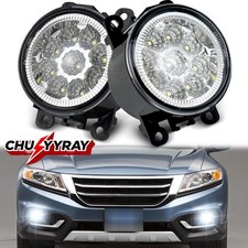 For Honda Crosstour 2013 2014-2015 Front Bumper Led Fog Lights Driving Lamps A