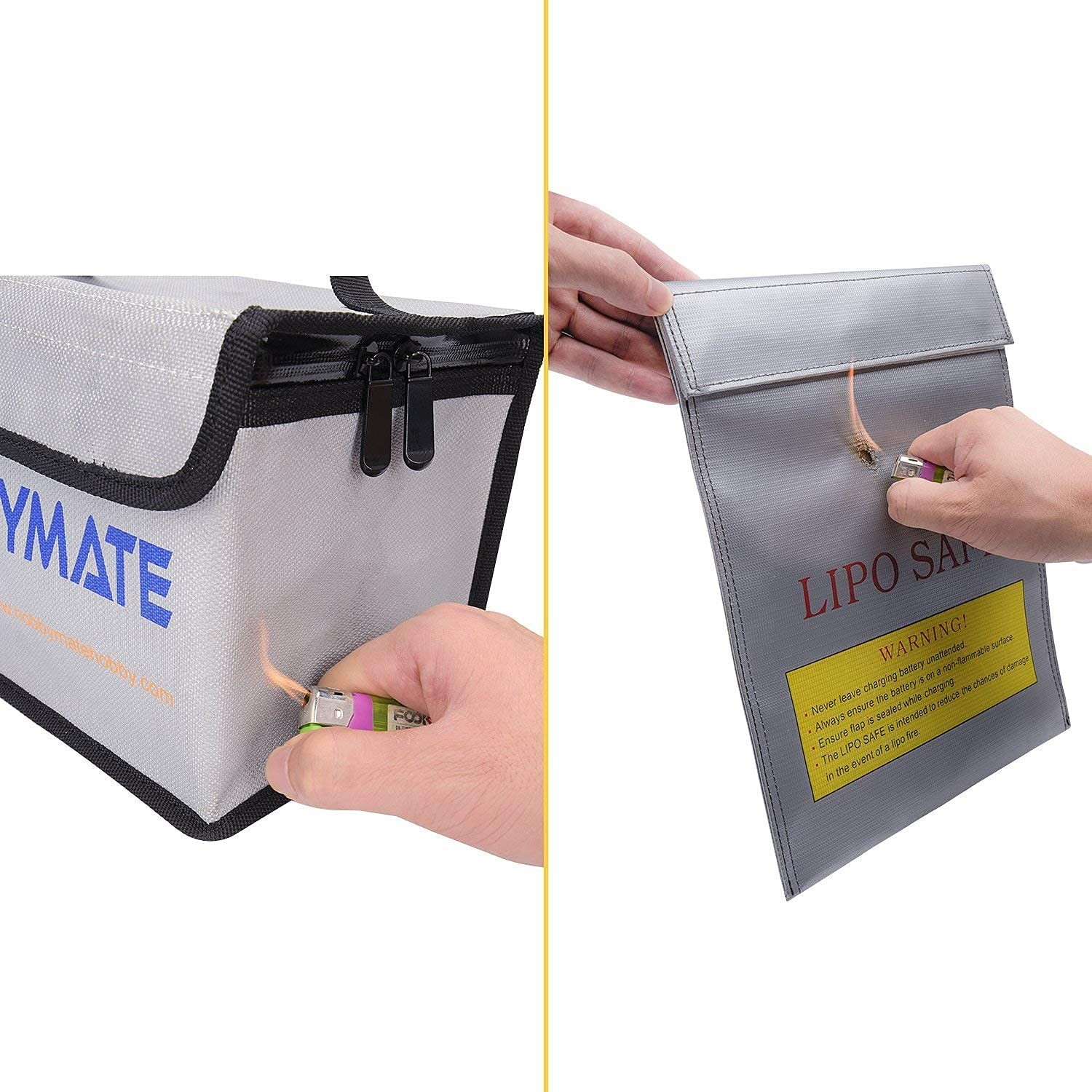 Lipo Battery Safe Bag Fireproof - for Lipo Battery Charging Protection, Lipo