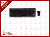 Logitech MK270 USB Wireless Combo Tastatur Und Maus, 2,4Ghz, Qwerty, Schwarz