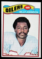 Billy Johnson, 1977 Topps, #59, Houston Oilers,