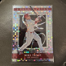 MIKE TROUT /999 DONRUSS ELITE SERIES SILVER ANGELS #ES21 2016 PANINI