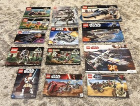 Lego Star Wars vintage Instruction Manuals only Lot of 13