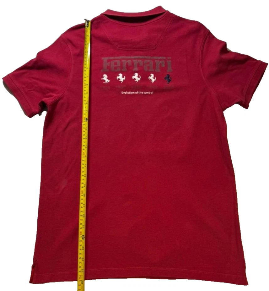 CAMISA POLO DE MANGA CORTA FERRARI | XL | ROJO - Imagen 2 de 4