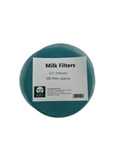 Milk Filter Discs For Straining 4.5" 100 Per Pack