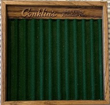 Conklin Fountain Pen Laser Engraved Reproduction Display Tray