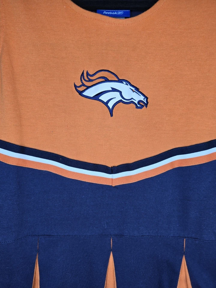 NFL Reebok Denver Broncos Vestido Animadora Una Pieza Jóvenes Niñas Talla L (14/16) Foto 2 de 4