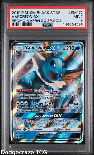 Vaporeon-GX graded PSA 9 for sale on eBay