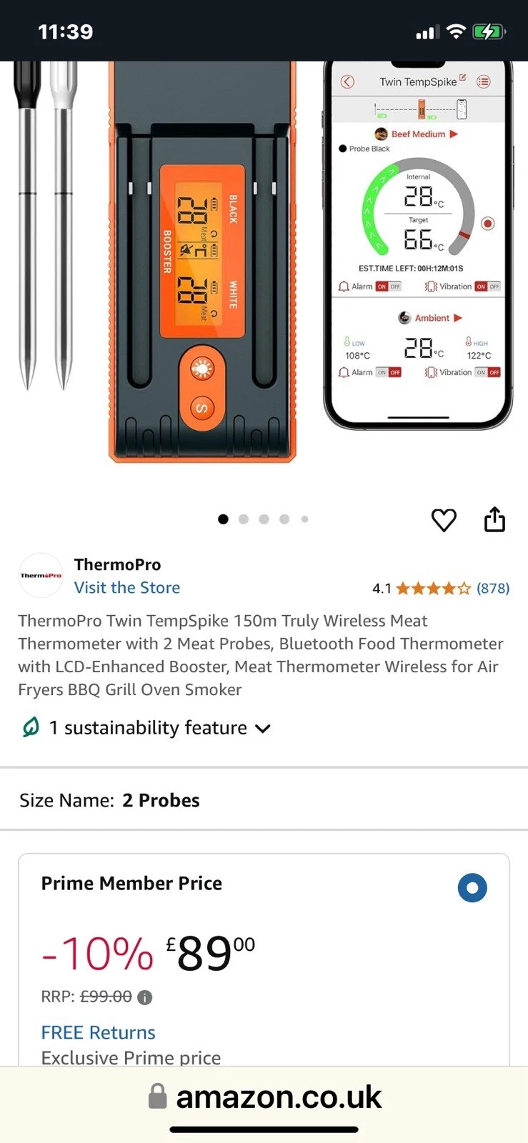 Thermal Pro Meat Thermometer