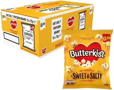 Butterkist Sweet & Salty Popcorn 70g x 15 Clearance Stock(Best Before June 2026)