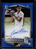 2025 Bowman Draft Cameron Millar Chrome Auto Blue Wave Refractor 1st #/150