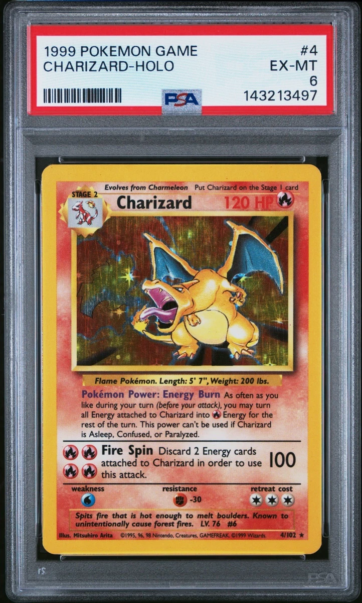 Pokémon Charizard Base Set Cards for sale