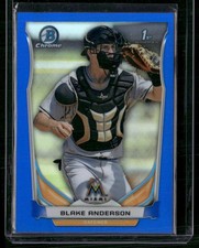 2014 Bowman Draft #CDP34 Blake Anderson Chrome Blue Refractors #/399