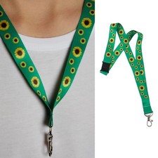 1pcs New Sunflower Lanyard uk seller